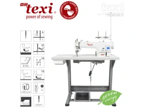 čalounický Šicí stroj TEXI WALKER WF AUT PREMIUM EX s odstrihem