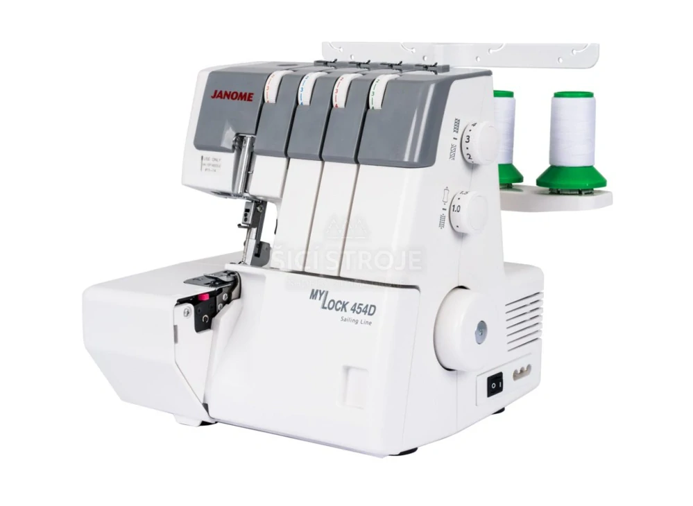 4 nitný Overlock janome 454D