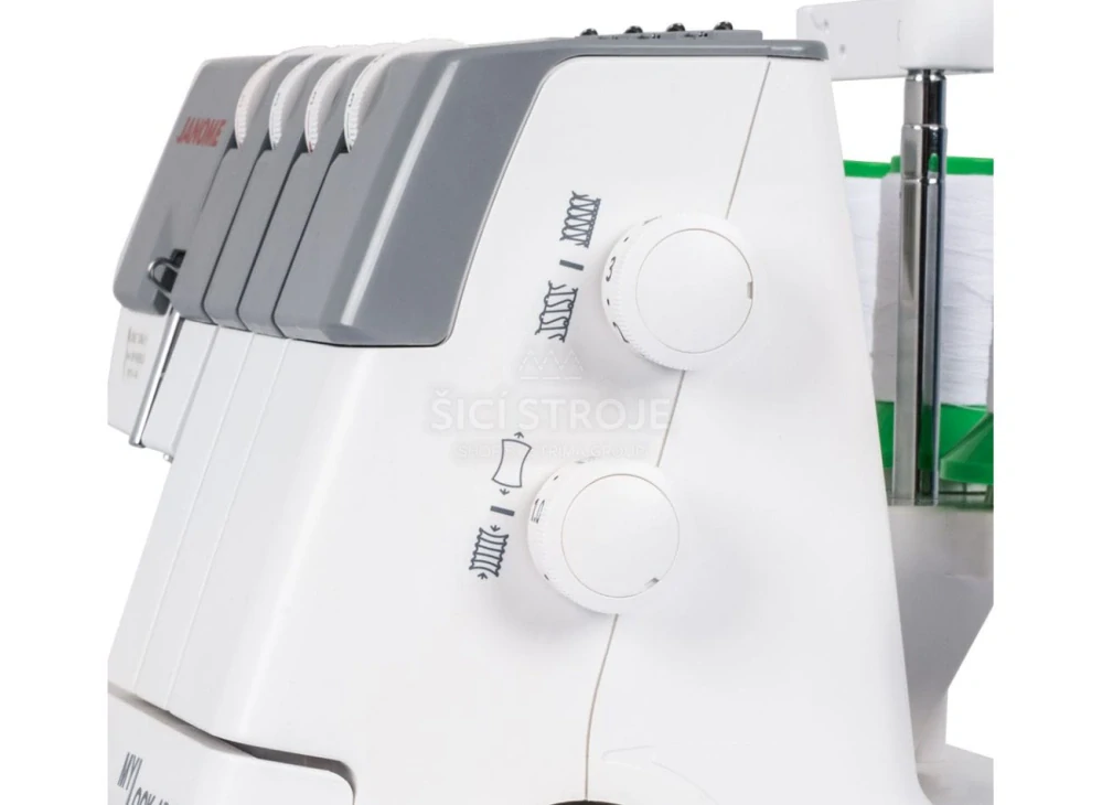 4 nitný Overlock janome 454D